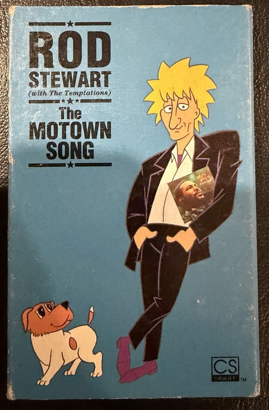 Rod Stewart (With The Temptations) -The Motown Song - 1991 Cassette Tape Single